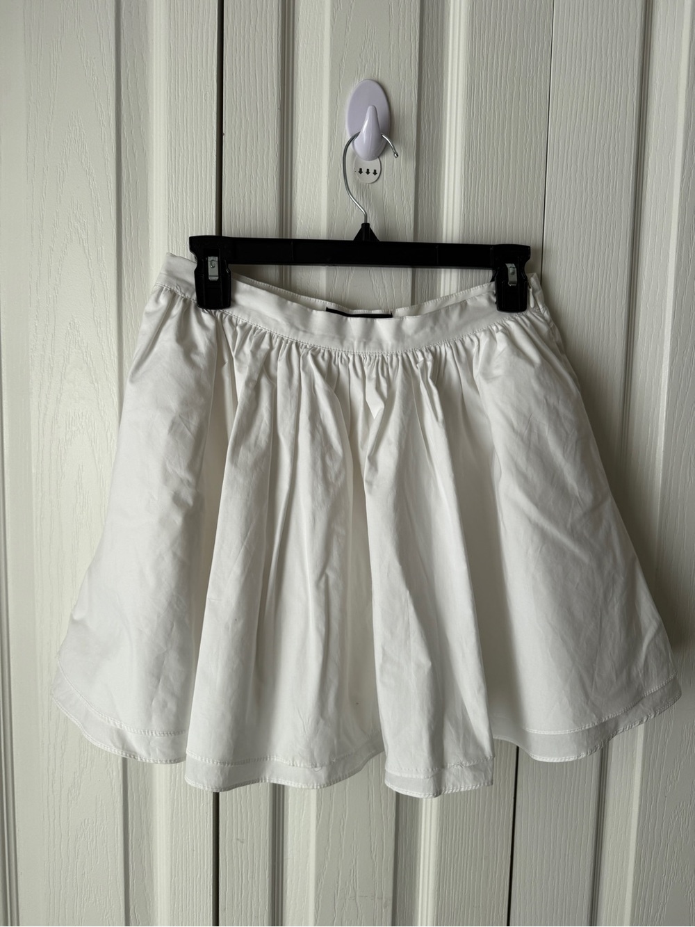 Zara White Circle Skirt
